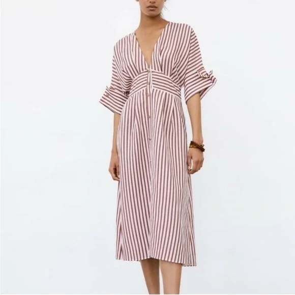 ZARA striped dress size xsmall - Picture 1 of 10